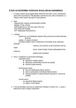 Összefoglalók, jegyzetek 'Arany János tétel', 1.                