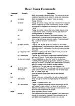 Összefoglalók, jegyzetek 'Basic Linux Commands', 1.                