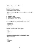 Záródolgozatok 'Wortschatzarbeit im DaF-Unterricht in der Klasse 8 der 1.Mittelschule Rēzekne', 67.                