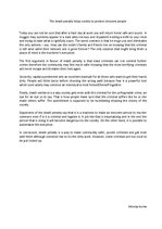 Esszék 'The Death Penalty Helps Society to Protect Innocent People', 1.                