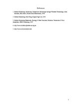 Esszék 'Marketing, Market Analysis', 7.                