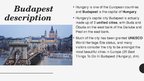 Kutatási anyagok 'Travel Planning to Budapest', 5.                