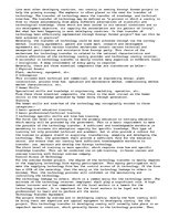 Esszék 'Transfer of Technology in Developing Country', 1.                