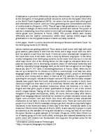 Esszék 'Globalization and Education', 2.                