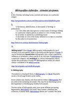Minták 'Online Available Bibliography Definitions', 1.                