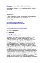 Minták 'Online Available Bibliography Definitions', 5.                