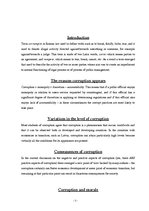 Esszék 'Theory of Corruption ', 2.                