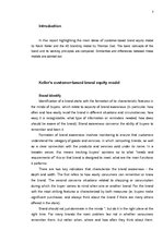 Kutatási anyagok 'Customer-based Brand Equity Model by Kevin Keller and the 4D Branding Model by T', 3.                