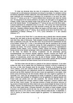 Kutatási anyagok 'Relationship and Cooperation between Germany and Baltic States in 1920-1940', 2.                