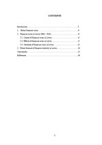 Kutatási anyagok 'Latvia and the Financial Crisis', 2.                