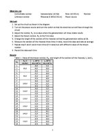 Minták 'Determining Electrical Resistance Using Wheatstone Bridge', 3.                