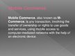 Prezentációk 'Mobile Commerce', 3.                