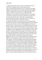 Összefoglalók, jegyzetek 'Roles, Responsibilities and Skills of Sports Coaches', 6.                