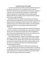 Esszék 'I am Ready to be Openen to any Experience', 1.                