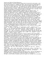 Esszék 'Learning and Teaching through Experience. Speaks of "Narrative of the Life of an', 1.                