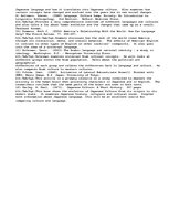 Esszék 'Language Culture and the Brain: Ties Between Neurolinguistics and Linguistic Ant', 6.                