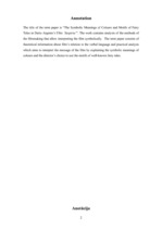 Kutatási anyagok 'The Symbolic Meanings of Colours and Motifs of Fairy Tales in Dario Argento’s Fi', 2.                