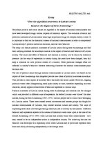 Esszék 'The Rise of Political Awareness in Latvian Society Based on the Impact of Three ', 1.                