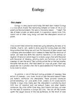 Összefoglalók, jegyzetek 'Ecology', 1.                