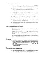 Minták 'Contract about Electrical Installation Works', 2.                