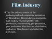 Prezentációk 'Film Industry', 3.                