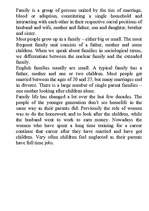 Esszék 'Family', 1.                