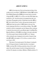 Kutatási anyagok 'AIDS in Africa', 1.                