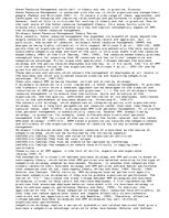 Esszék 'Human Resource Management Works Well in Theory but not in Practice ', 1.                