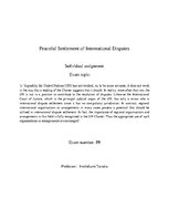 Esszék 'Essay on the Role of the United Nations', 1.                