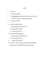 Összefoglalók, jegyzetek 'Deaf Child's World', 2.                