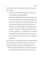 Összefoglalók, jegyzetek 'Deaf Child's World', 6.                