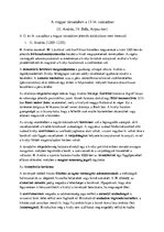 Összefoglalók, jegyzetek 'A Magyar társadalom a 13-14.században', 1.                