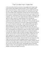 Esszék 'The Funniest Man I Have Met', 1.                