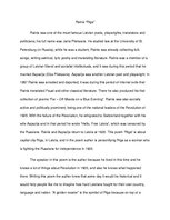 Esszék 'Rainis "Riga"', 1.                